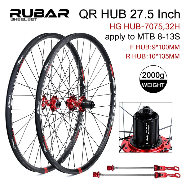 Колеса для горного велосипеда RUBAR SHIELD 27.5 дюймов, скорость HG11 ...
