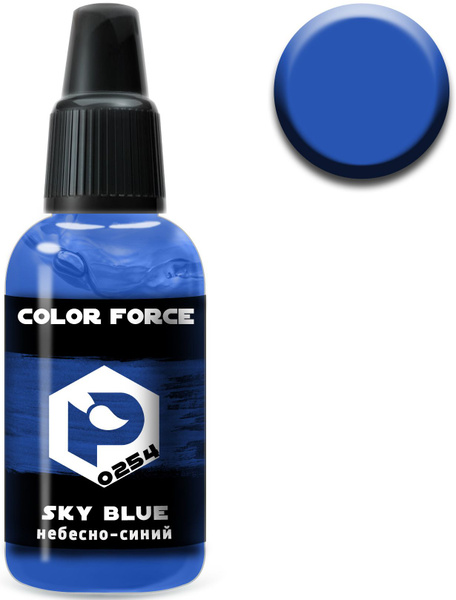 Pacific88 Aero Color Force, Краска акриловая для аэрографа, Небесно ...