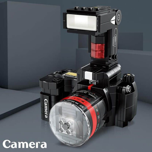Конструктор 3D мини-блоки 00845 Мини фотоаппарат Canon со вспышкой в ...