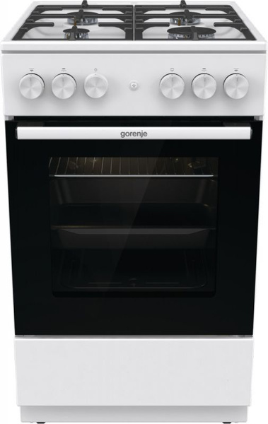 Плита Газовая Gorenje GG5A11WF белый (без крышки) реш.чугун - купить по ...