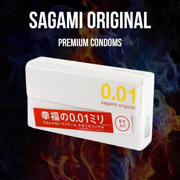 Sagami Original 0.01 - 5 шт. Презервативы полиуретановые 0.01 мм ...