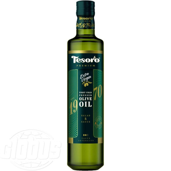 Масло оливковое Tesoro Extra Virgin нерафинированное, 500 мл - купить с ...
