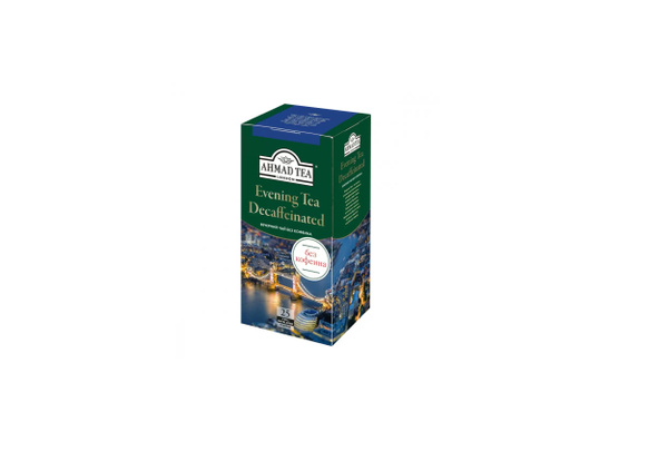 Ahmad Tea Чай "Evening Deсaffeinated", черный, без кофеина, 25 пак х 1 ...