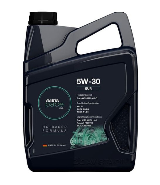 Масло моторное AVISTA EVO 5W-30 Синтетическое - купить в интернет ...
