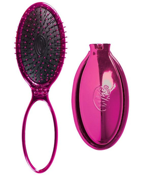 Wet Brush Расчёска для спутанных волос мини раскладная, розовый ...