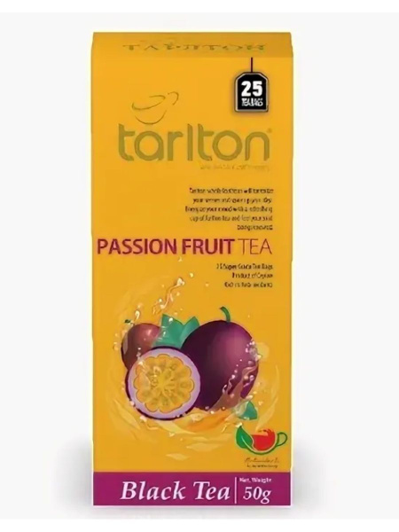 Tarlton Чай чёрный Плод страсти 25пакетов - купить с доставкой по ...