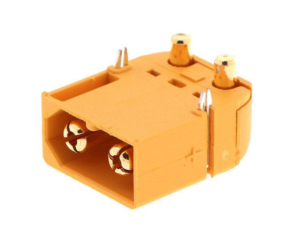 Силовой разъем-вилка угловой Amass XT60PW-M "папа" на печатную плату ...