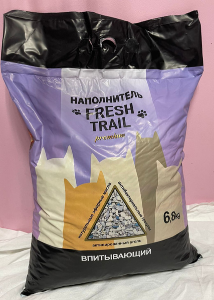 Минеральный впитывающий наполнитель FRESH TRAIL Премиум 6.8 кг - купить ...