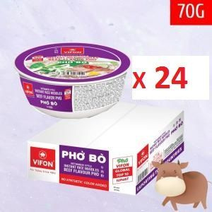 PHO BO Рисовая Лапша быстрого приготовления со вкусом Говядины VIFON ...