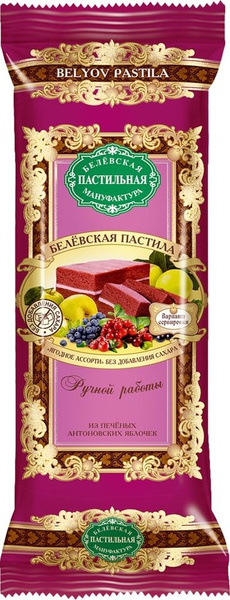 Пастила Белёвская пастила Без сахара ягодное ассорти 50г - купить с ...