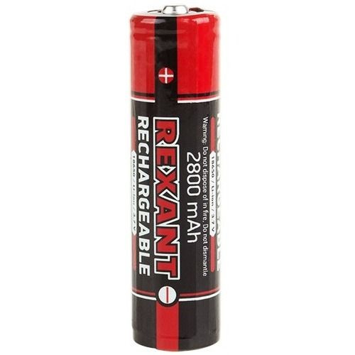 Аккумуляторная батарейка Li-ion 18650 2800 mAH Rexant 30-2030-05 с ...