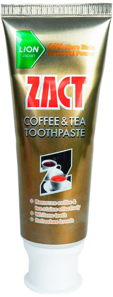 Зубная паста Zact отбеливающая 100г - купить с доставкой по выгодным ...