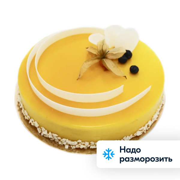 Торт замороженный Йогуртовый с маракуйя лайт Leberge, 950 г - купить с ...