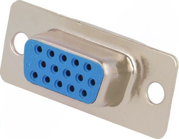 DHS-15F , Гнездо 15 pin высокой плотности на кабель / 5 штук - купить с ...
