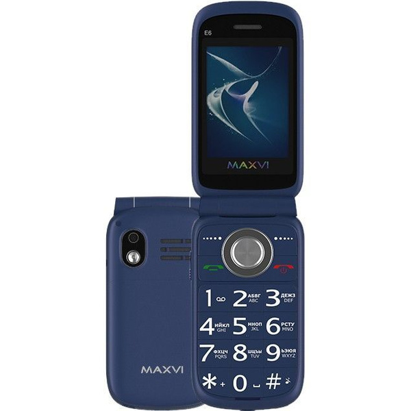 Мобильный телефон Maxvi E6 Blue, синий - купить по выгодной цене в ...