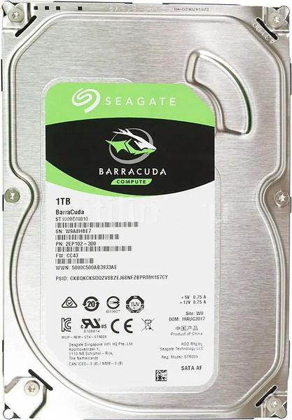 1 ТБ Внутренний жесткий диск Seagate жесткий/диск/внешний/ssd/тб/пк/wd ...