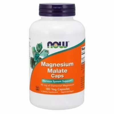 NOW Magnesium Malate Caps (180 капс) Магний малат купить на OZON по ...