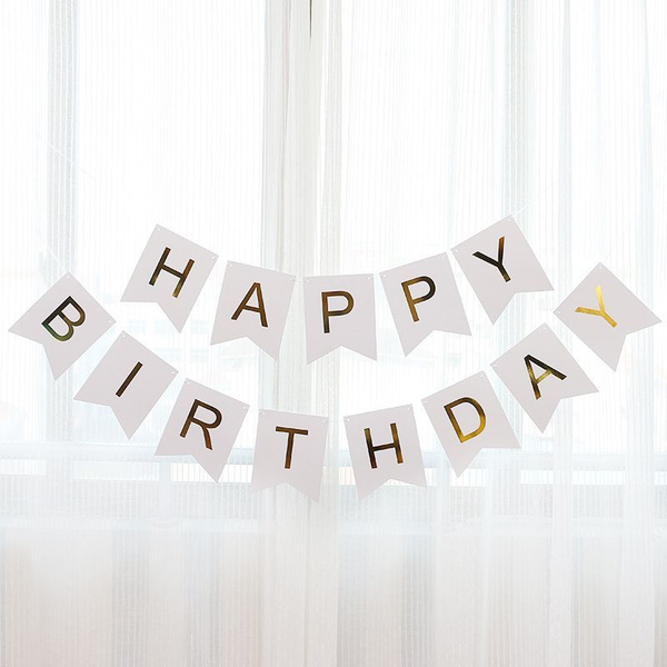 Гирлянда флажки Happy Birthday - купить в интернет-магазине OZON с ...
