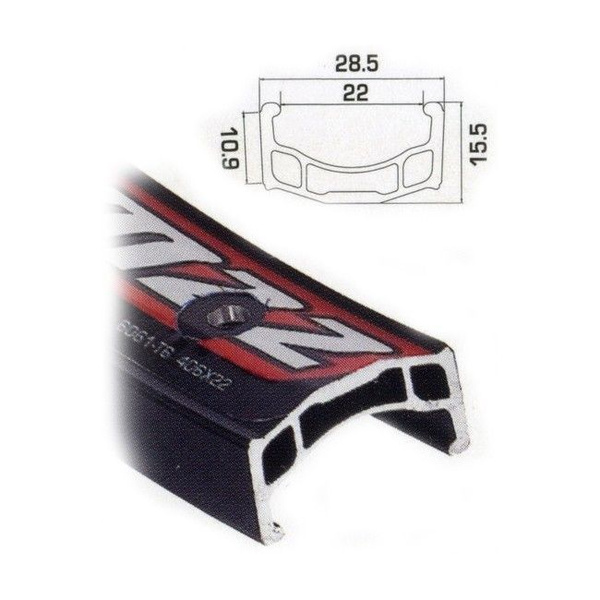 Обод Air Zound AL-DM22-20" 48h black, диаметр 20 купить по выгодной ...