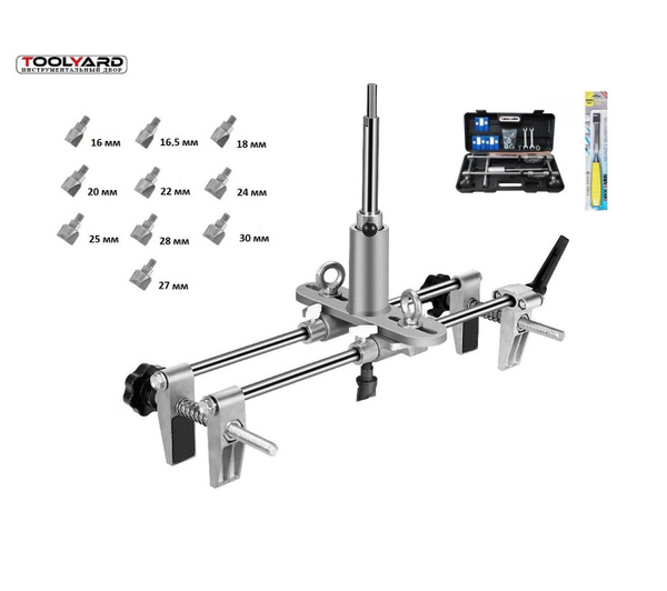 Шаблон(Кондуктор) для врезки замков. 10 фрез в комплекте ...