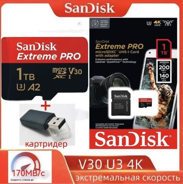 USB-флеш-накопитель 黑闪红-1T 1 ТБ - купить по выгодной цене в интернет ...