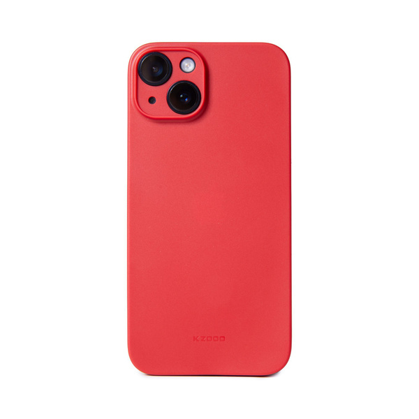 Ультратонкий чехол для iPhone 13 K-DOO Air Skin , красный супертонкий ...
