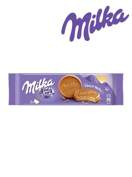 Вафля в шоколаде Милка Чоко Вафер 150 г / Milka Choco Wafer Cookies 150 ...