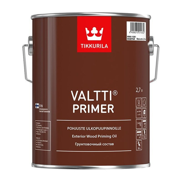 Характеристики ТИККУРИЛА Валтти Праймер (VALTTI Primer) грунтовочный ...