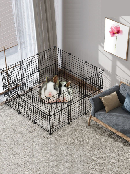 Вольер металлический для щенков и кошек, Клетка для грызунов 24 секции ...