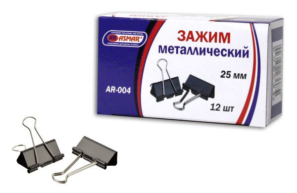 Зажим металлический 25 мм - купить с доставкой по выгодным ценам в ...