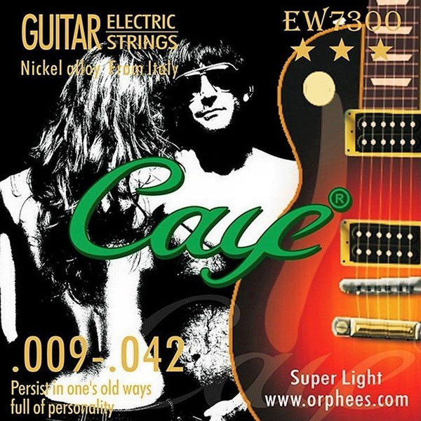 Струны для электрогитары Orphee CAYE EW7300 (9-42), никель. Комплект ...