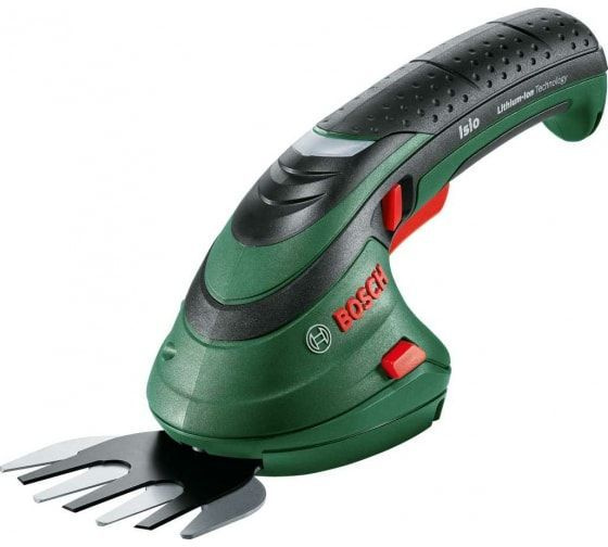 Аккумуляторные ножницы для травы и кустов Bosch ISIO 0600833108 .