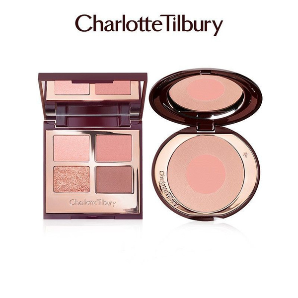 Charlotte Tilbury PILLOW TALK Палитра теней для век+FIRST LOVE румяна ...