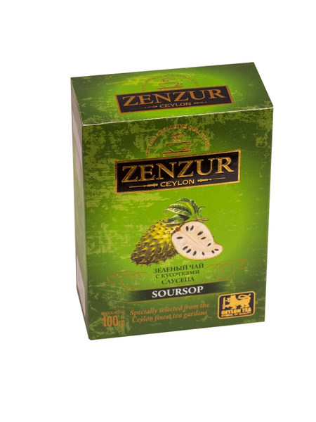 ZENZUR Зеленый Цейлонский чай с кусочками соусепа 100 г. купить на OZON ...