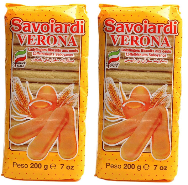 Verona Печенье Savoiardi 2шт по 200г - купить с доставкой по выгодным ...