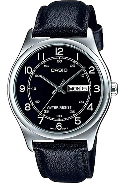 Мужские кварцевые наручные часы Casio MTP-V006L-1B2 с индикатором даты ...