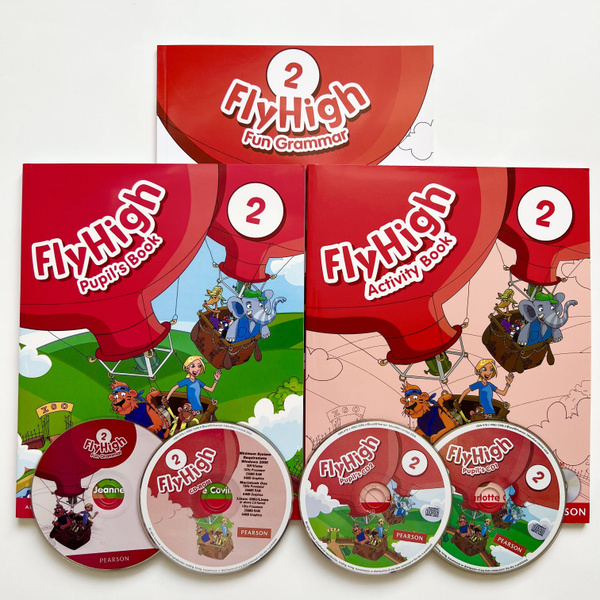 Fly High Fun Fly High 2. Полный комплект: Pupils Book+Activity Book + fly high fun ...