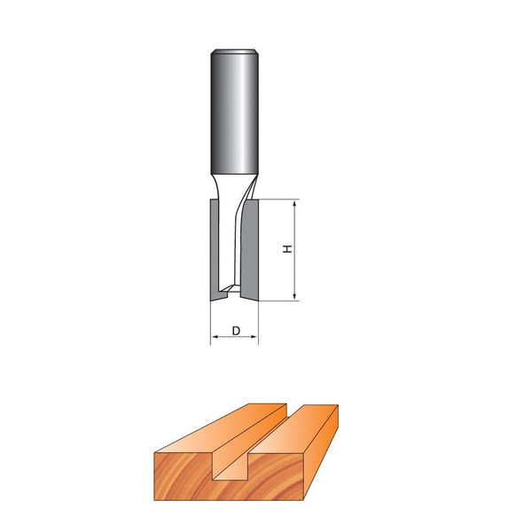 Фреза врезная по дереву
