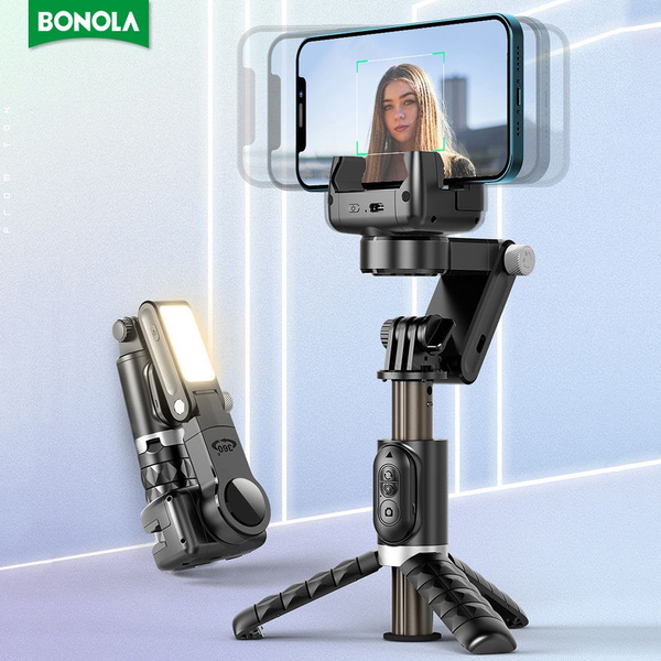 Bonola Беспроводная Bluetooth Ручная селфи-палка Складная с подсветкой ...