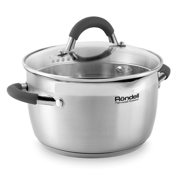 Кастрюля RONDELL Flamme 5,7 л RDS-025 - купить с доставкой по выгодным ...