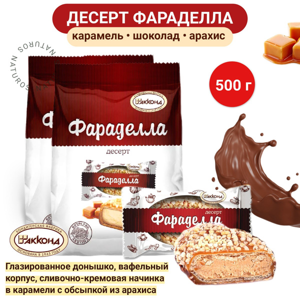 Конфеты Фараделла десерт, 2 уп / 500 г. - купить с доставкой по ...
