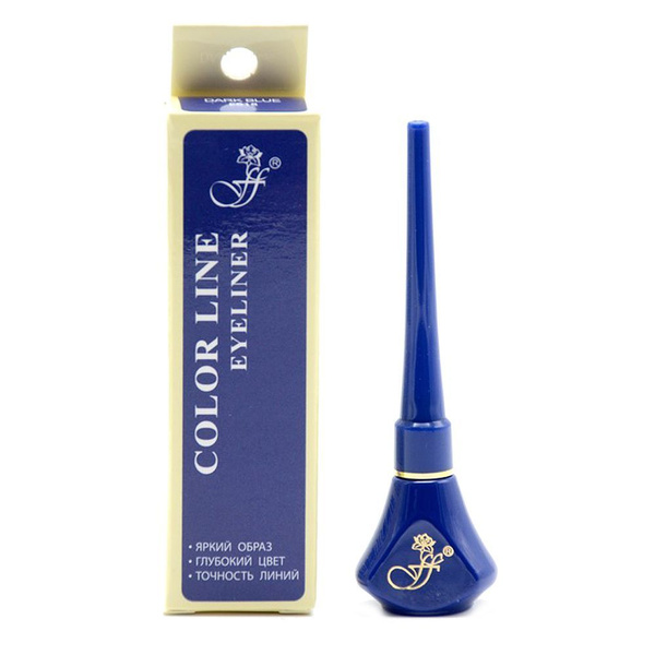 FFleur Подводка для глаз E-518 Color Line, оттенок blue, 5.1 мл ...
