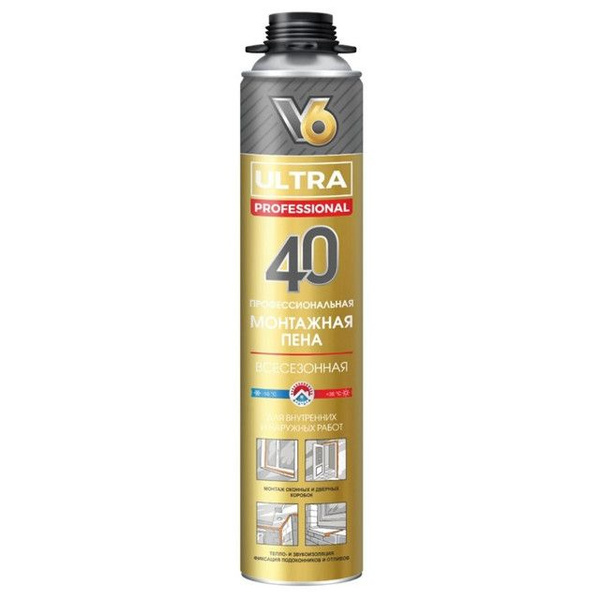 Профессиональная монтажная пена v6 ИЗ-МК-1001503300 Всесезонная купить ...