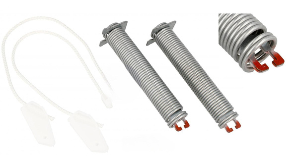 Ремкомплект двери ПММ-45cm (2-пружины+крепеж) Bosch, Siemens, Neff ...