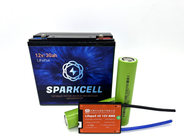 Электрический компонент для лодки Sparkcell Тяговый lifepo4 аккумулятор ...