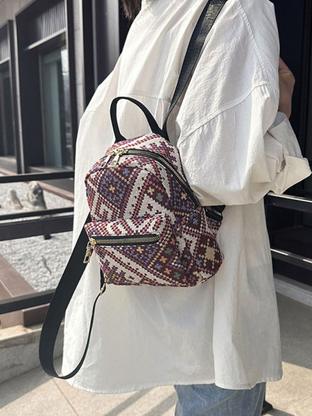 Рюкзак женский с принтом / мини-рюкзак - купить с доставкой по выгодным ...