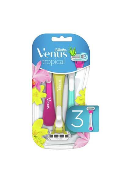 Gillette Venus Tropical Набор из 3 бритв - купить с доставкой по ...