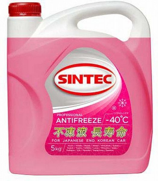 Антифриз SINTEC ANTIFREEZE ОЕМ FOR JAPANESE AND KOREAN CARS RED ...