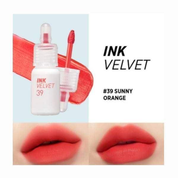 Peripera Тинт для губ Ink Velvet tint #39 Sunny Orange - купить с ...