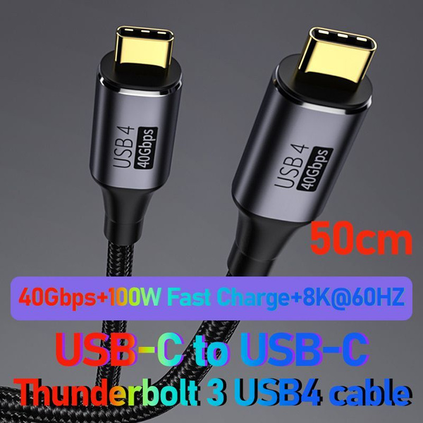 Кабель USB Type-C, Thunderbolt 3 Uogic USB-C 4.0 К USB-C 4.0 ...